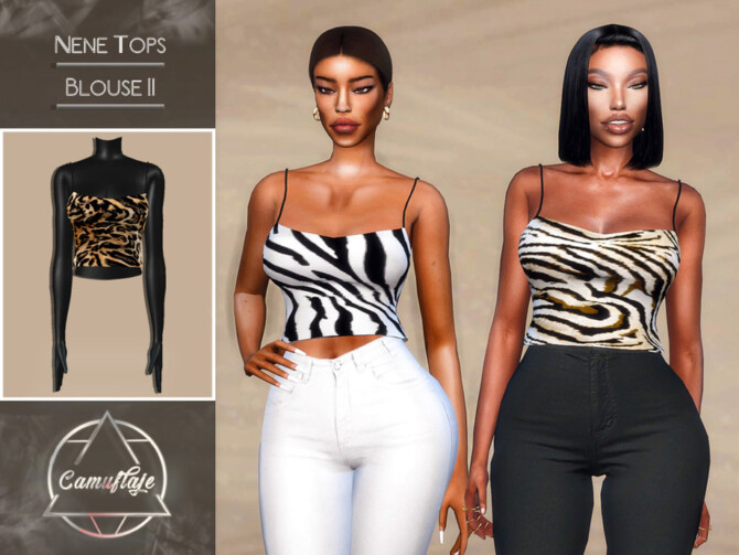 Nene Tops Blouse II by Camuflaje at TSR