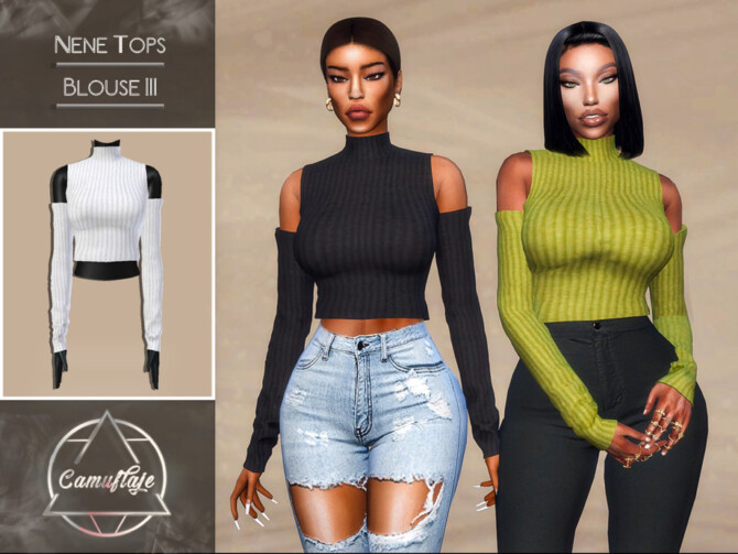 Nene Tops Blouse III by Camuflaje at TSR