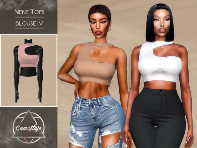 Nene Tops Blouse IV by Camuflaje at TSR