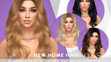 New Home Hair by SonyaSimsCC at TSR