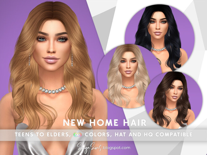 New Home Hair by SonyaSimsCC at TSR