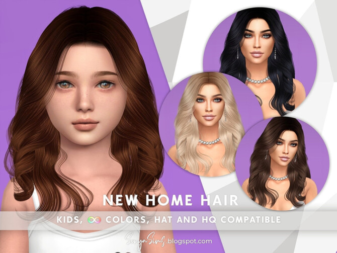 New Home Hair for KIDS by SonyaSimsCC at TSR