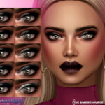 Nightlife Smokey Glitter Eyeshadow at MSQ Sims