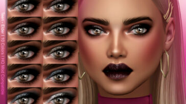 Nightlife Smokey Glitter Eyeshadow at MSQ Sims