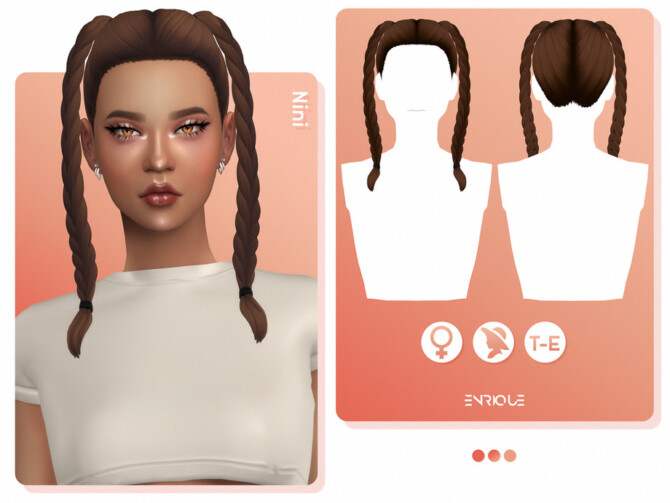 Nini Hairstyle by EnriqueS4 at TSR