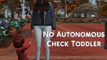 No Autonomous Check Toddler by MSQ SIMS at TSR