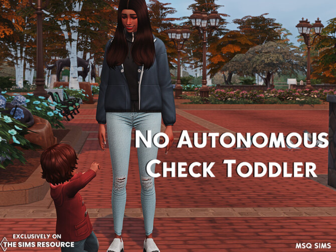 No Autonomous Check Toddler by MSQ SIMS at TSR