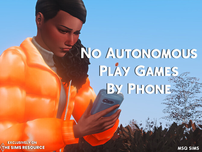 No Autonomous Play Games By Phone at TSR