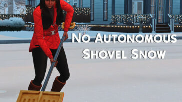 No Autonomous Shovel Snow by MSQ SIMS at TSR