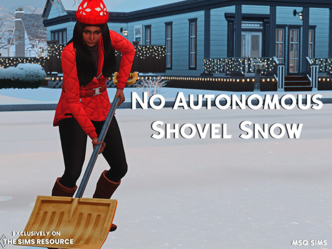 No Autonomous Shovel Snow by MSQ SIMS at TSR