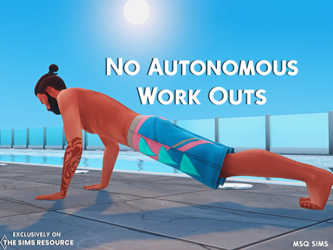 No Autonomous Work Outs by MSQ SIMS at TSR