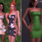 ONIKA dress by Plumbobs n Fries at TSR