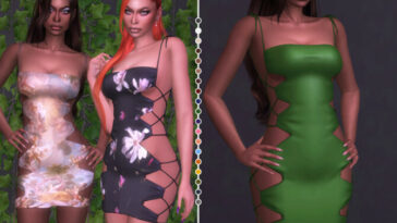 ONIKA dress by Plumbobs n Fries at TSR