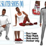 ONYXSIMS’ SKATER SHOES (M) at Sims4Sue