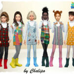 Oko Dress by Chalipo at All 4 Sims