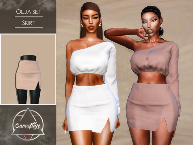 Olja Set Skirt by Camuflaje at TSR