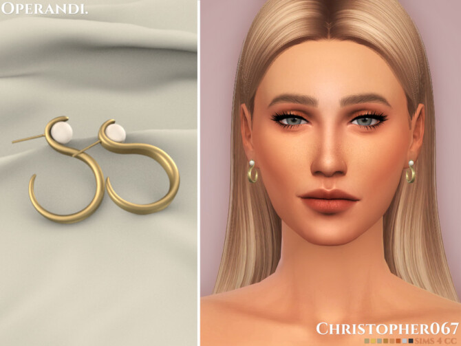 Operandi Earrings by Christopher067 at TSR