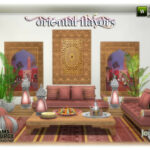 Oriental flavors living room by jomsims at TSR