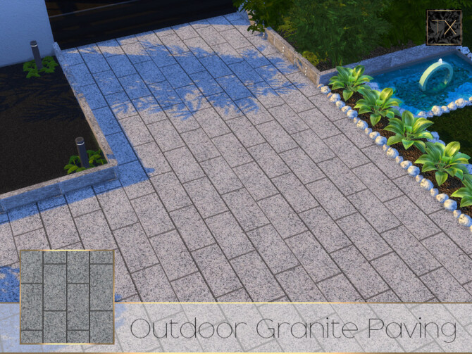 Outdoor Granite Paving TX by theeaax at TSR