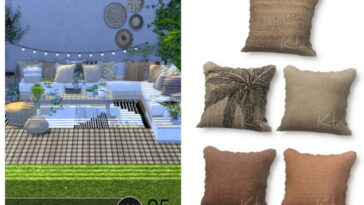 Outdoor Pillows Natural 1 at Ktasims