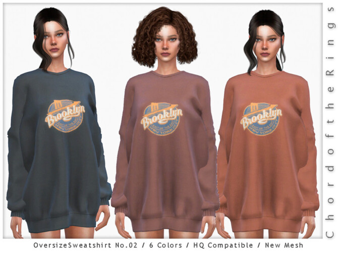 Oversize Sweatshirt No.02 by ChordoftheRings at TSR