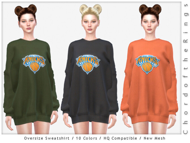 Oversize Sweatshirt by ChordoftheRings at TSR