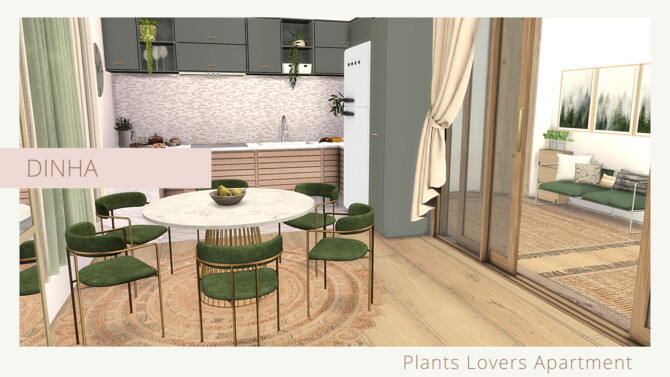 PLANTS LOVERS APARTMENT at Dinha Gamer