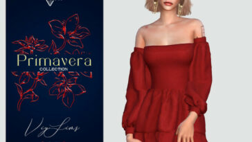 PRIMAVERA Collection DRESS I by Viy Sims at TSR