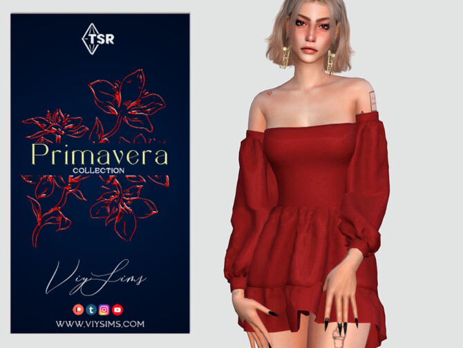 PRIMAVERA Collection DRESS I by Viy Sims at TSR