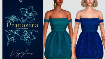 PRIMAVERA Collection DRESS [IV] by Viy Sims at TSR