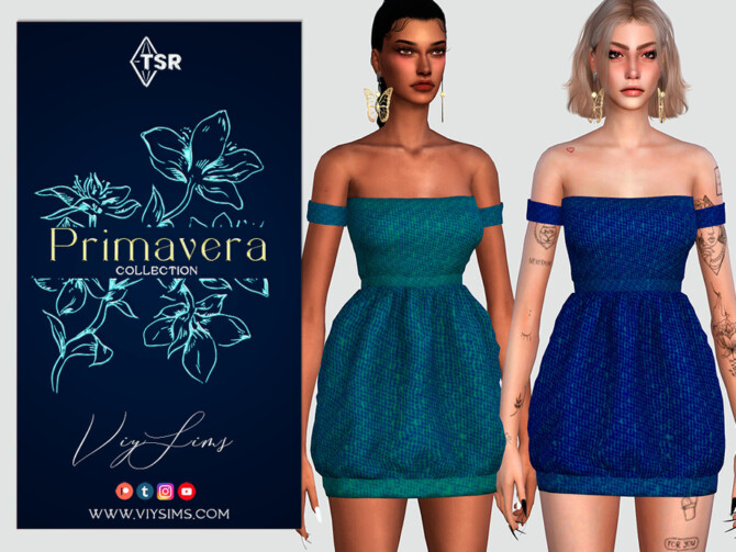 PRIMAVERA Collection DRESS [IV] by Viy Sims at TSR