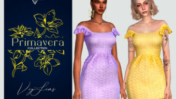 PRIMAVERA Collection DRESS [V] by Viy Sims at TSR