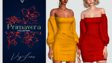 PRIMAVERA Collection DRESS [VII] by Viy Sims at TSR