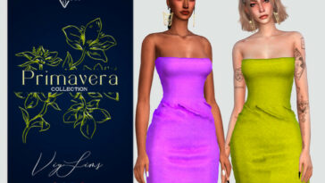 PRIMAVERA Collection DRESS VIII by Viy Sims at TSR