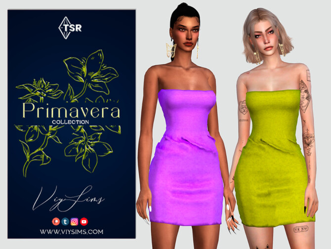 PRIMAVERA Collection DRESS VIII by Viy Sims at TSR