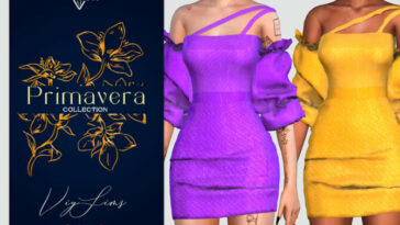 PRIMAVERA Collection DRESS [X] by Viy Sims at TSR