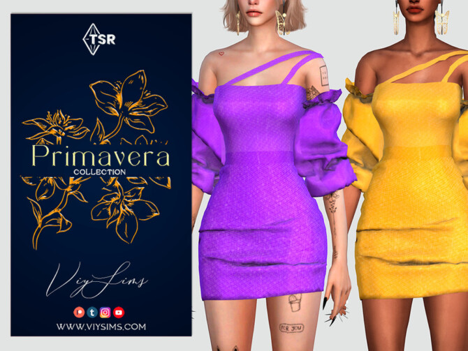 PRIMAVERA Collection DRESS [X] by Viy Sims at TSR