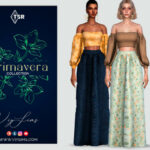 PRIMAVERA Collection SKIRT FOR FLORAL SET [I] by Viy Sims at TSR