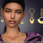 Pachama Earrings by feyona at TSR