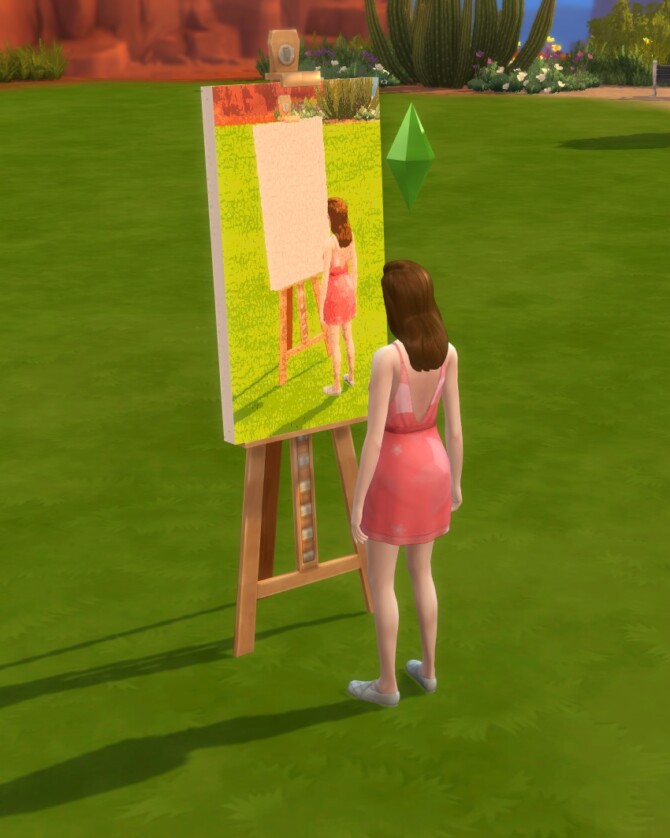 Paint from free reference by dagger at Mod The Sims 4