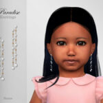 Paradise Earrings Toddler by Suzue at TSR