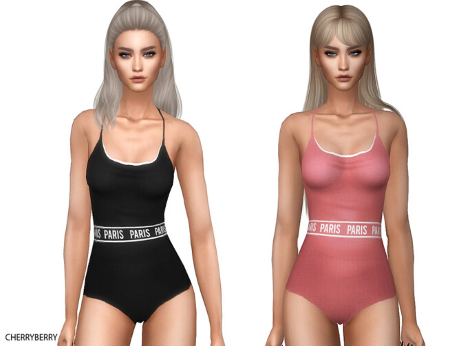 Paris Swimsuit by CherryBerrySim at TSR