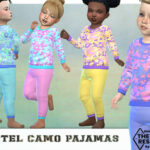 Pastel Camo Pajamas by Pelineldis at TSR