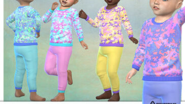 Pastel Camo Pajamas by Pelineldis at TSR