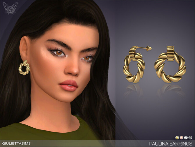 Paulina Earrings by feyona at TSR