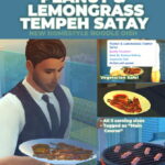 Peanut and Lemongrass Satay Skewers at Mod The Sims 4