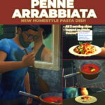 Penne Arrabbiata Custom Recipe at Mod The Sims 4