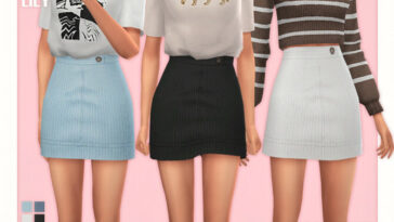 Phoebe Skirt by Black Lily at TSR