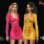 Pinka dress by jomsims at TSR