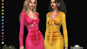 Pinka dress by jomsims at TSR